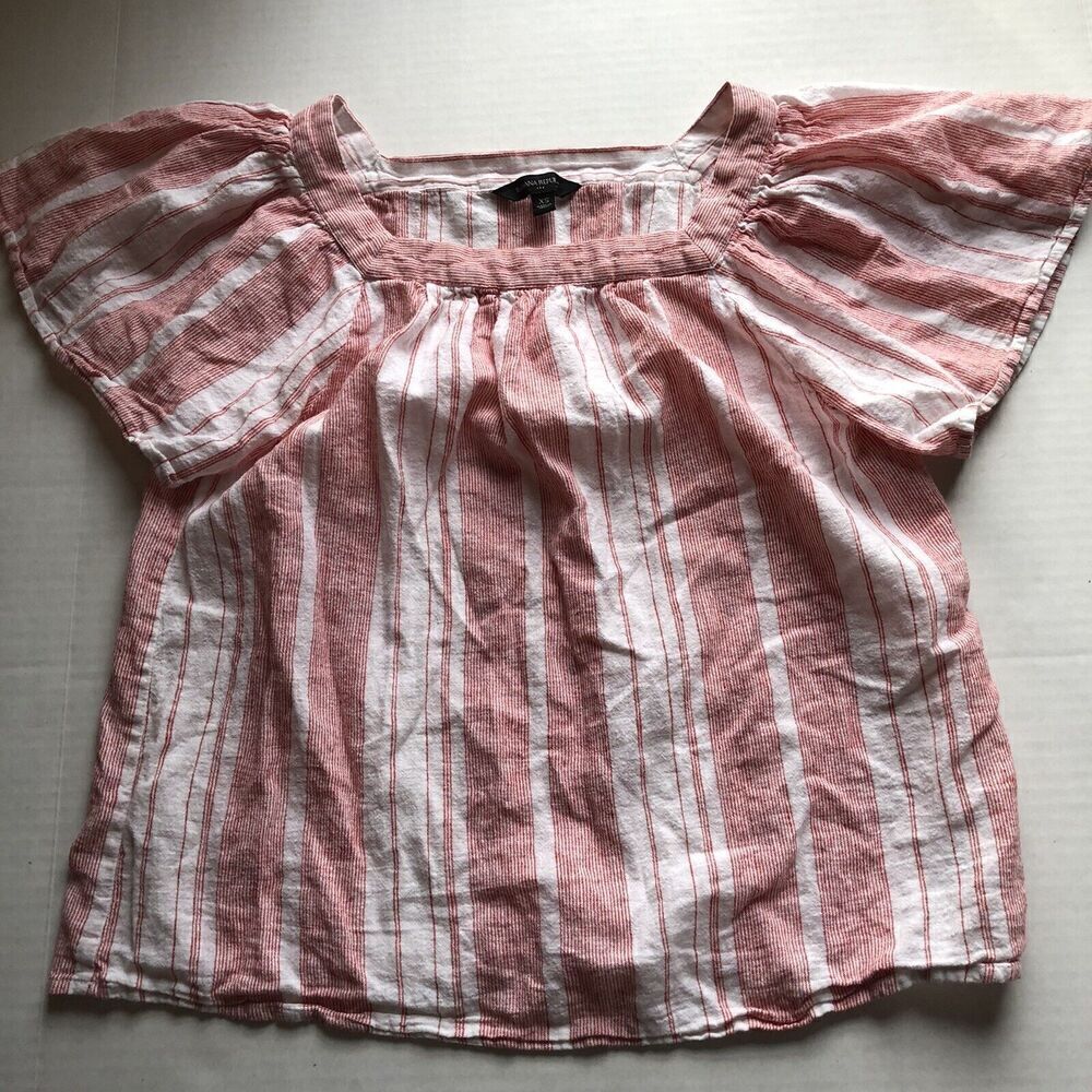 Banana Republic Red White Stripe Top Women’s Sz XS A2199